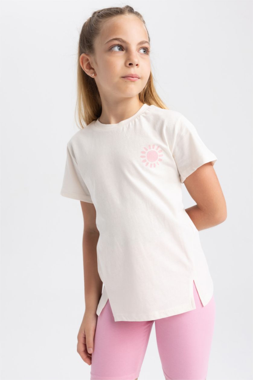 GIRLS & TEENS Pink Girl Biker Leggings