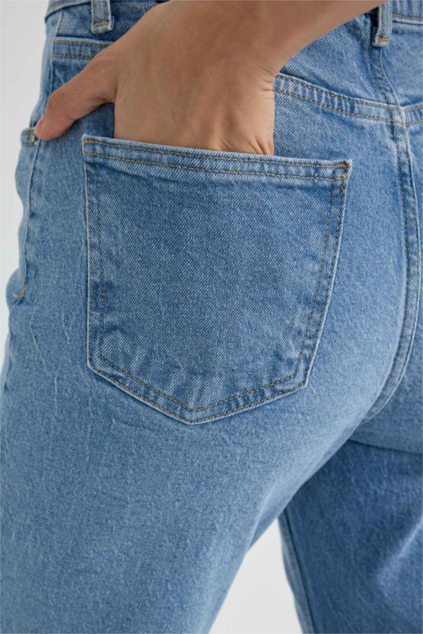 نساء أزرق Normal Waist Trousers