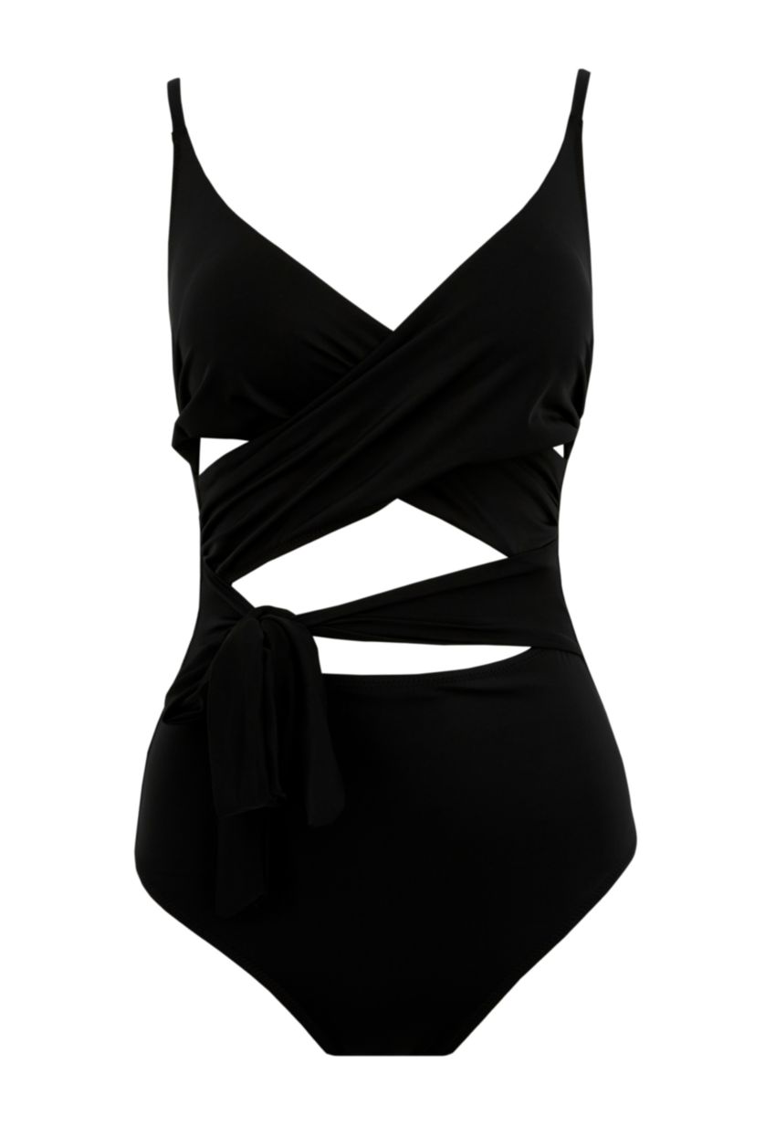 نساء أسود مايوه بحر قصة A