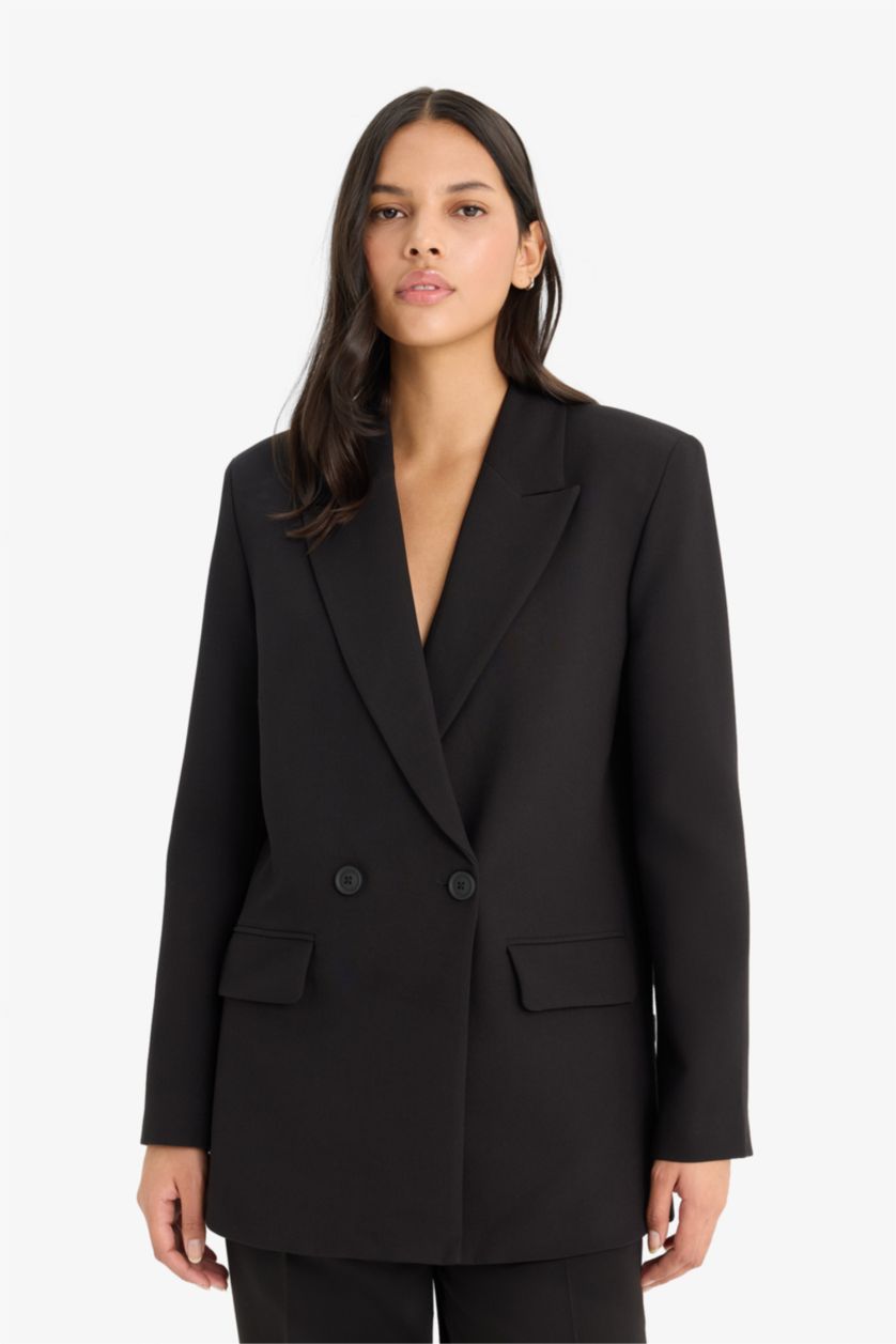 WOMAN Black Oversize Fit Blazer