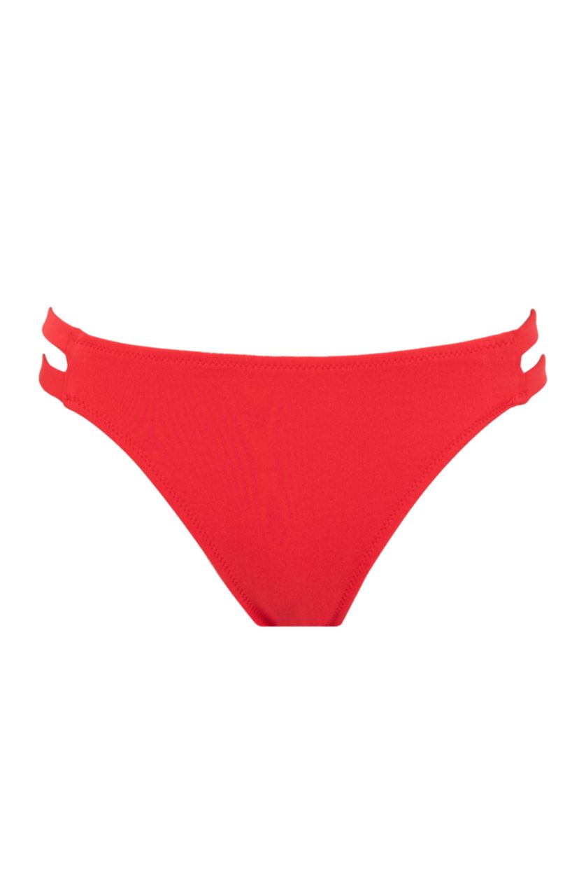 Kadın Kırmızı Regular Fit Bikini Alt