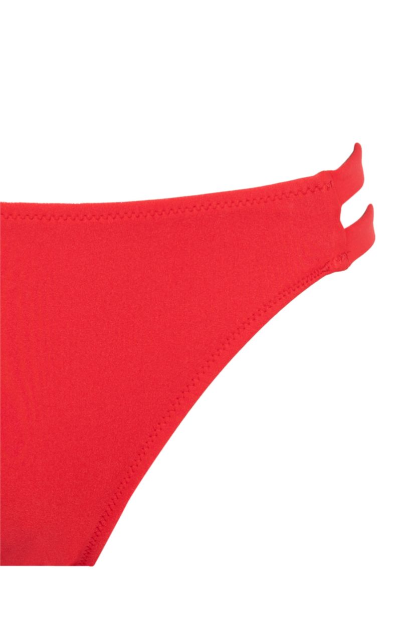 Kadın Kırmızı Regular Fit Bikini Alt