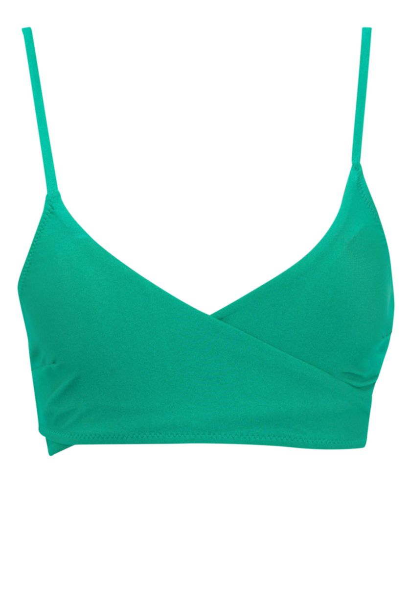 Kadın Yeşil Regular Fıt Bikini Üstü
