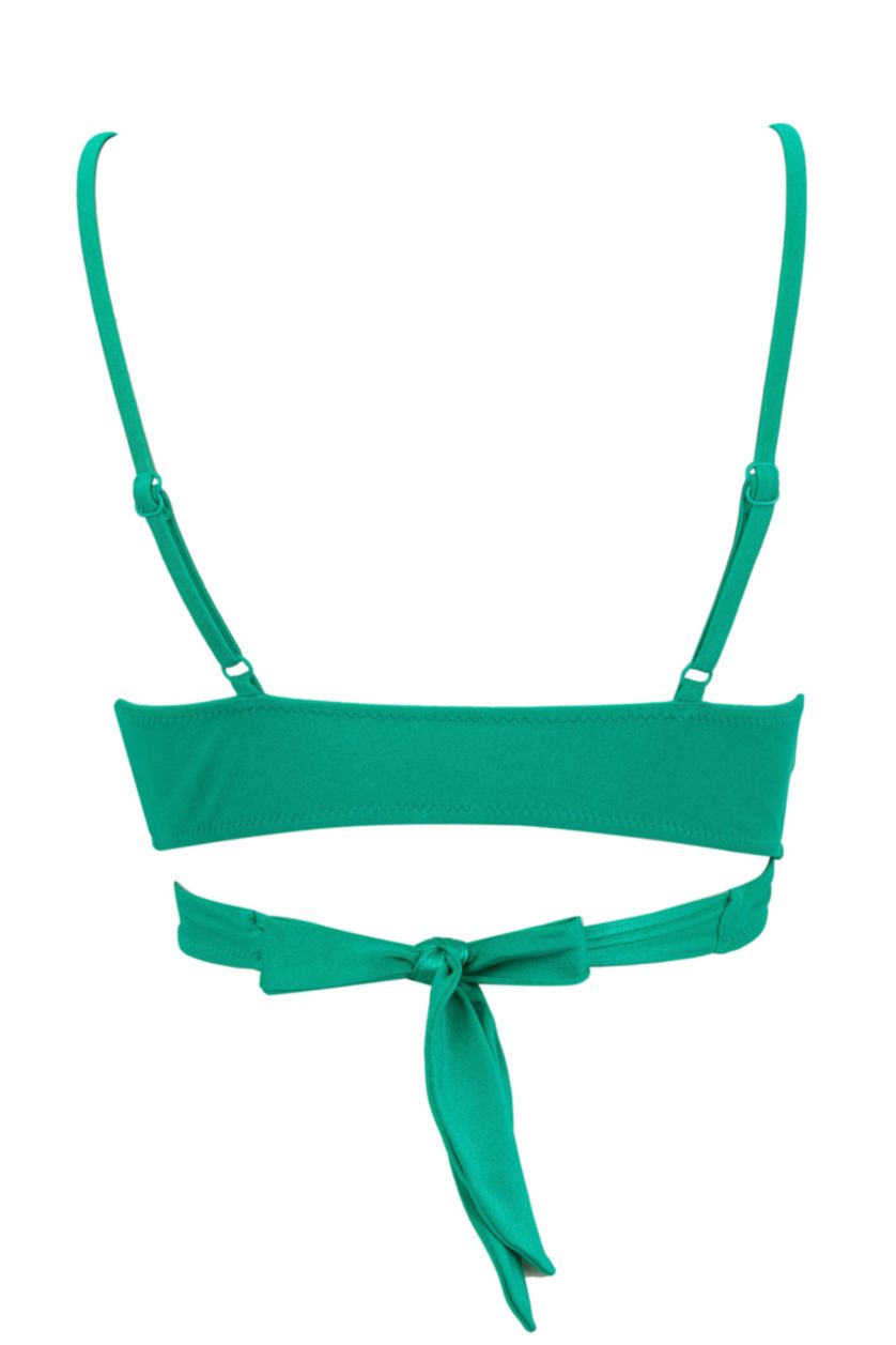 Kadın Yeşil Regular Fıt Bikini Üstü