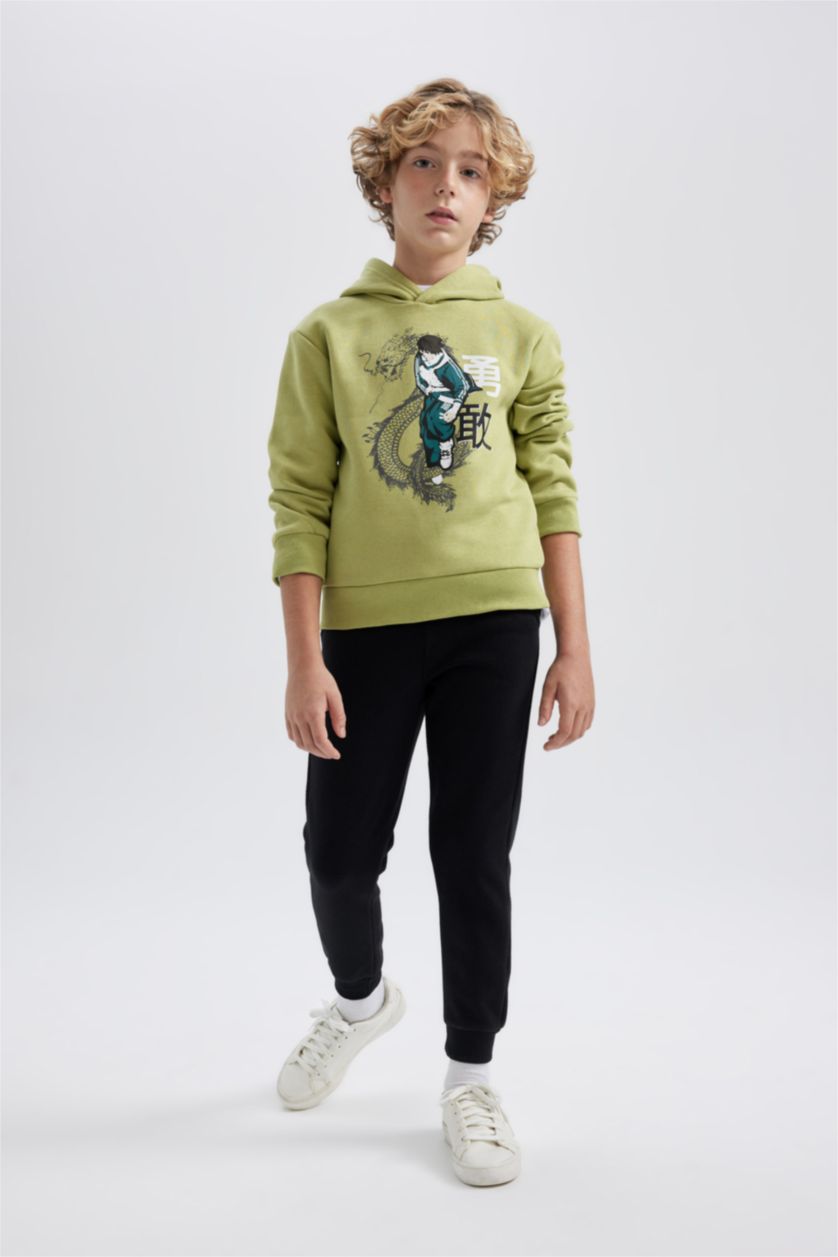 أولاد أخضر سيت ولادي سويت شيرت سويت بانتس - قطعتين