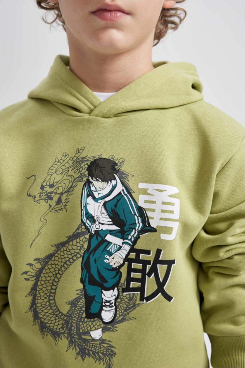 أولاد أخضر سيت ولادي سويت شيرت سويت بانتس - قطعتين