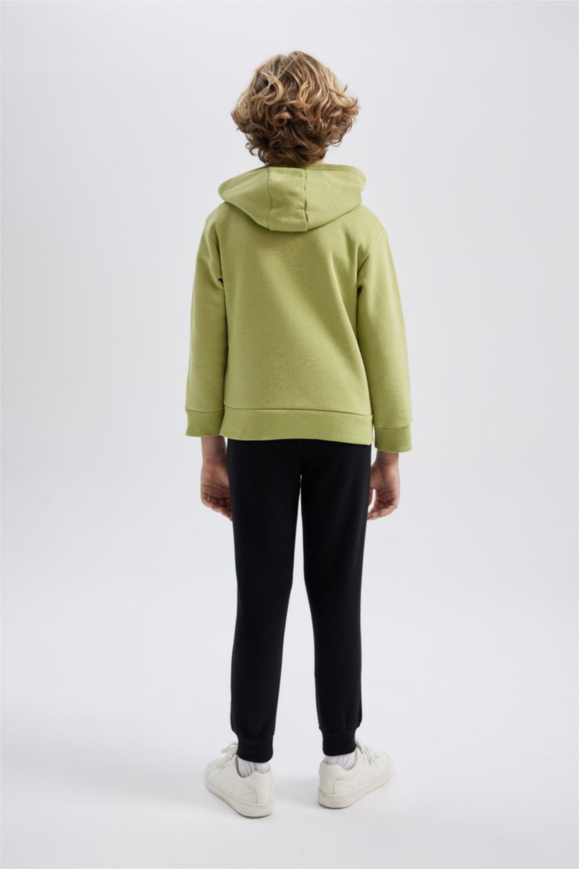 أولاد أخضر سيت ولادي سويت شيرت سويت بانتس - قطعتين