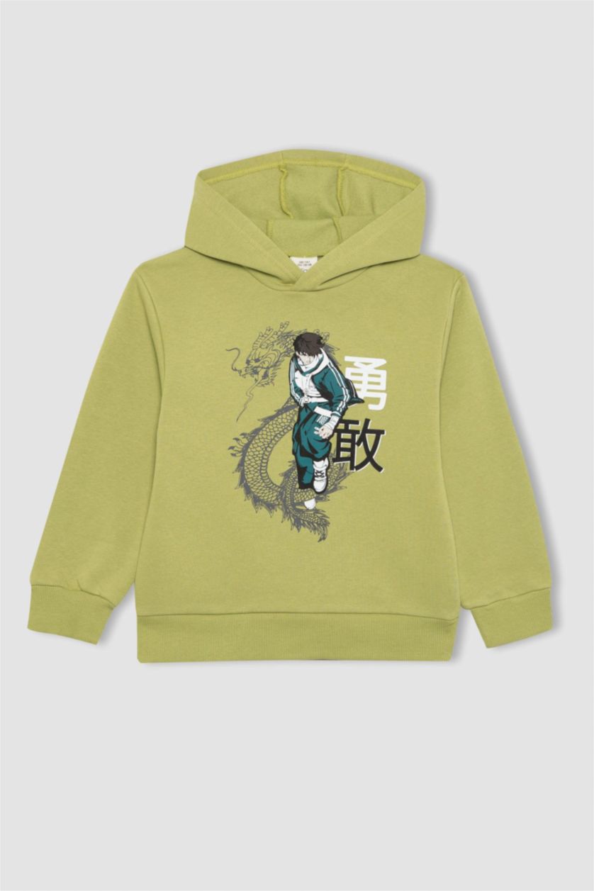 أولاد أخضر سيت ولادي سويت شيرت سويت بانتس - قطعتين