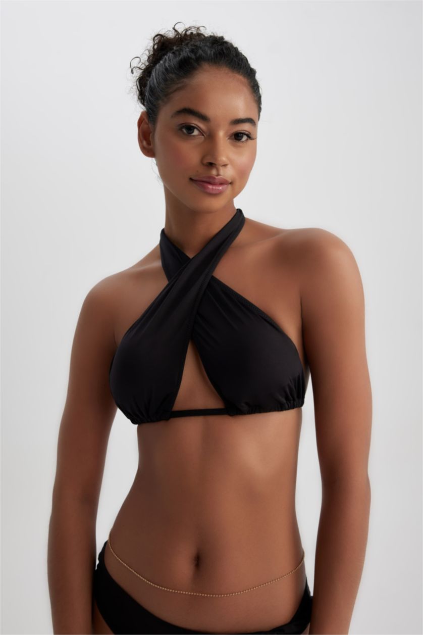 Kadın Siyah Bikini Üstü