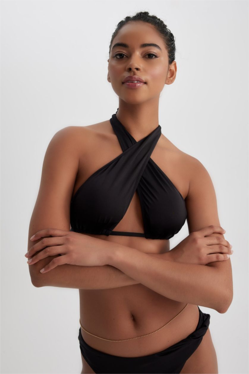 Kadın Siyah Bikini Üstü