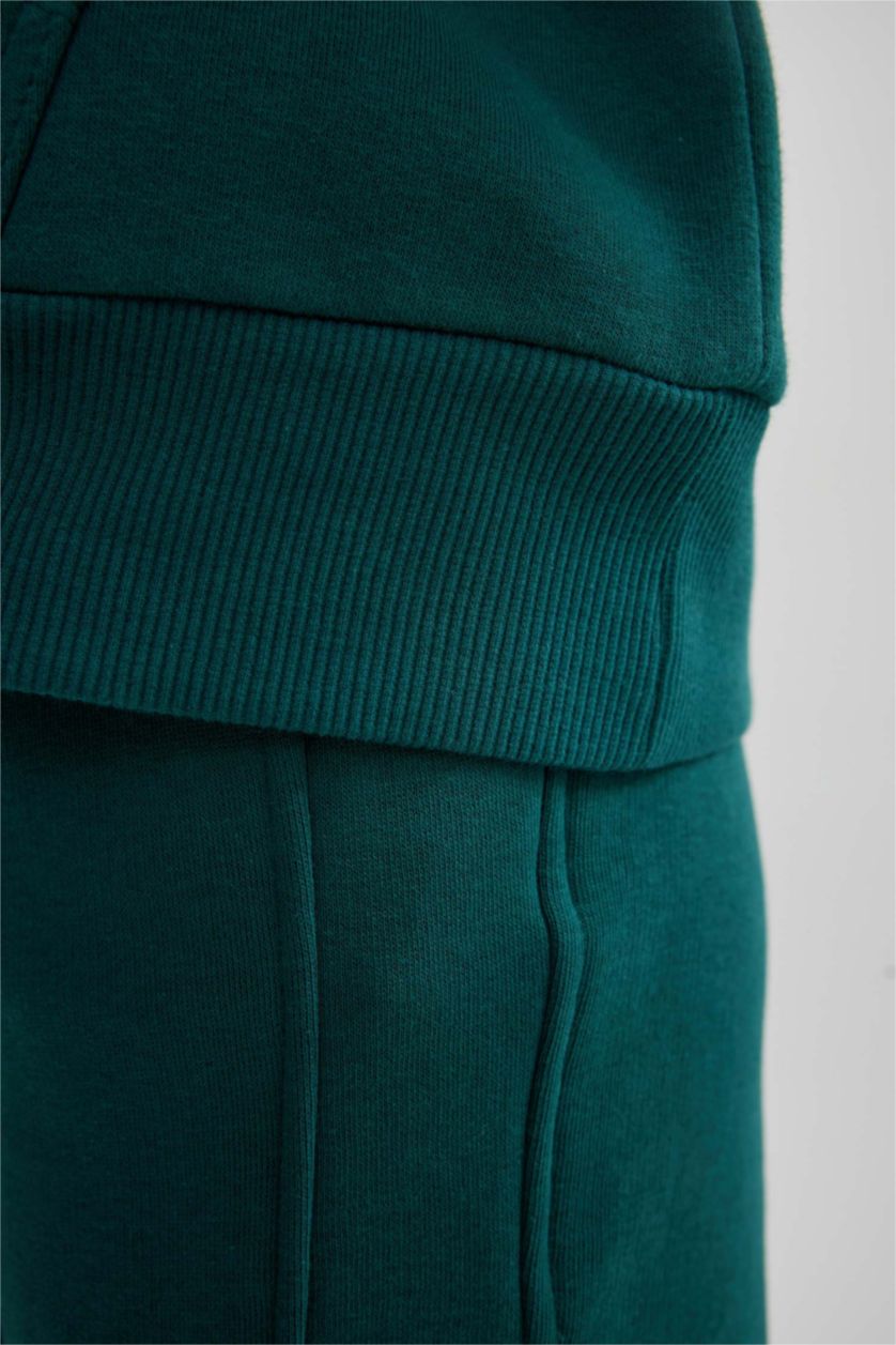 WOMAN Green Oversize Fit Long Sleeve Sweatshirt