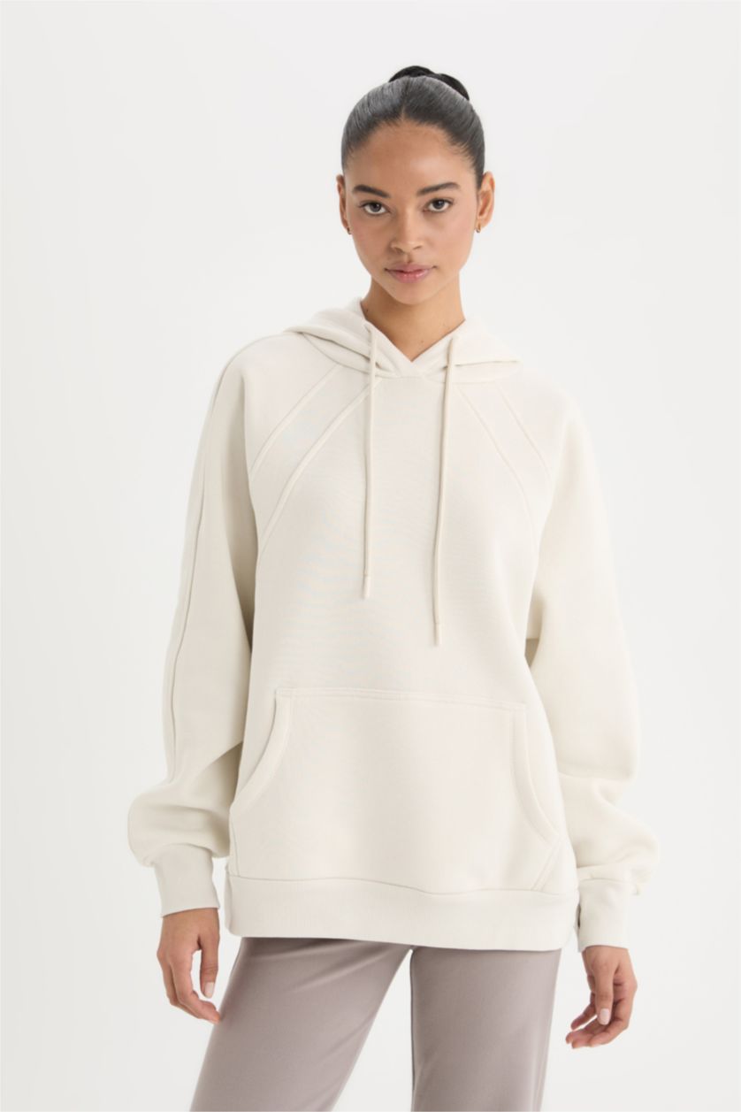 WOMAN Stone Oversize Fit Long Sleeve Sweatshirt