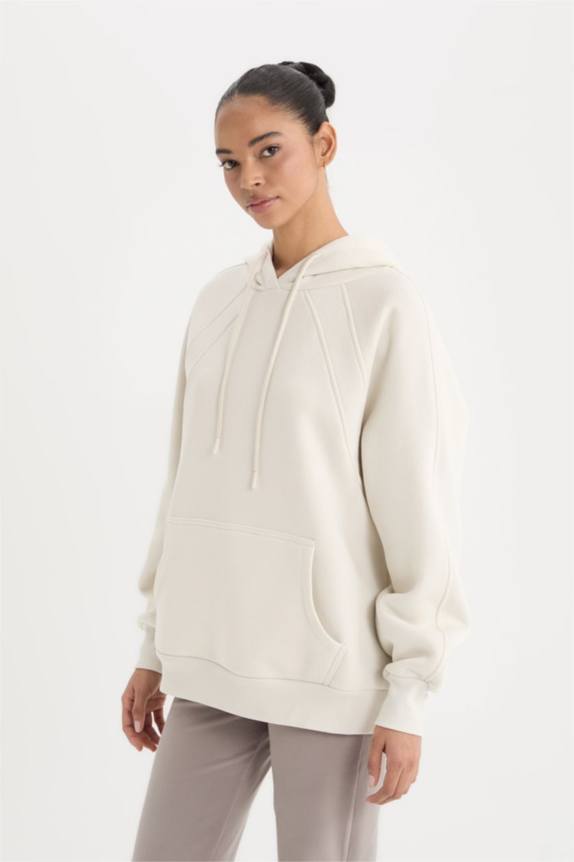 WOMAN Stone Oversize Fit Long Sleeve Sweatshirt