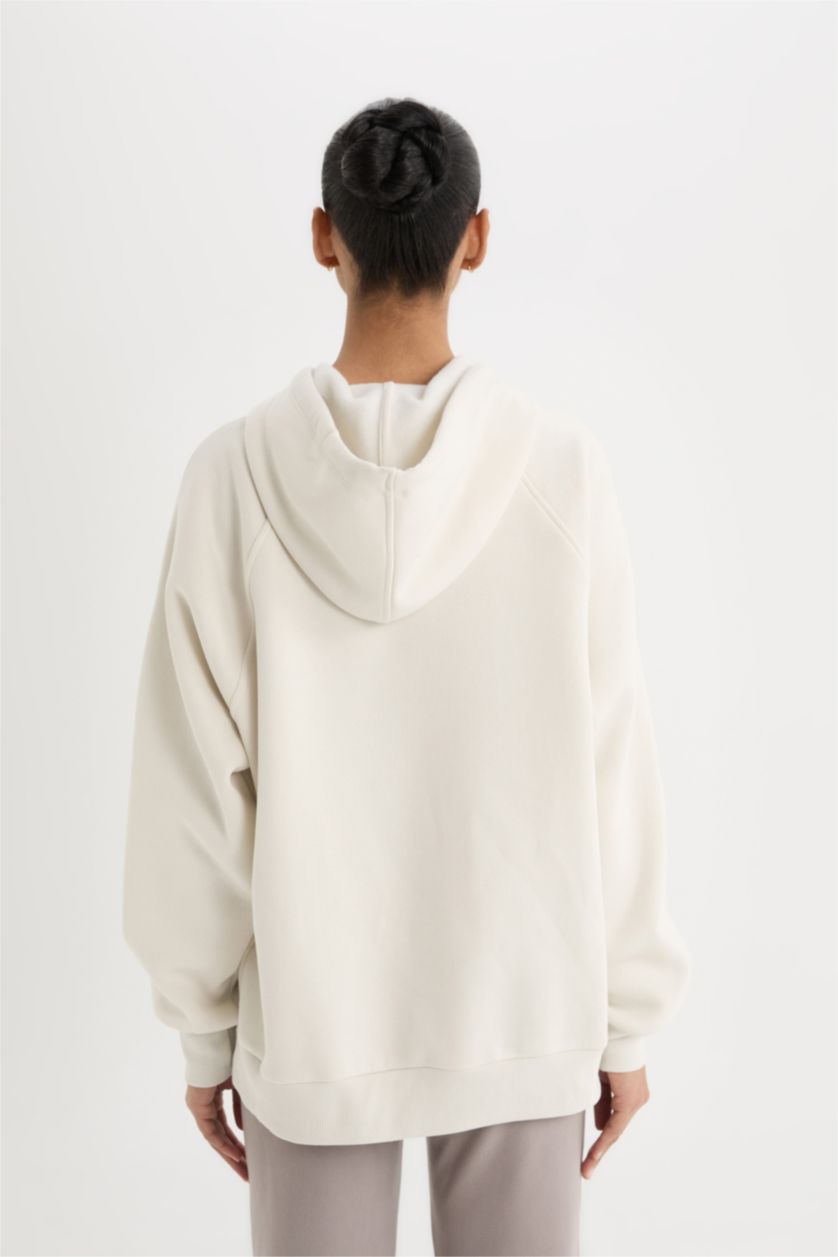 WOMAN Stone Oversize Fit Long Sleeve Sweatshirt