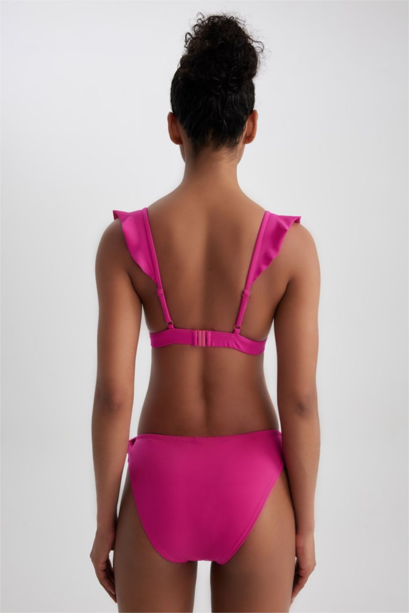 Woman Fushsia Bikini Bottom