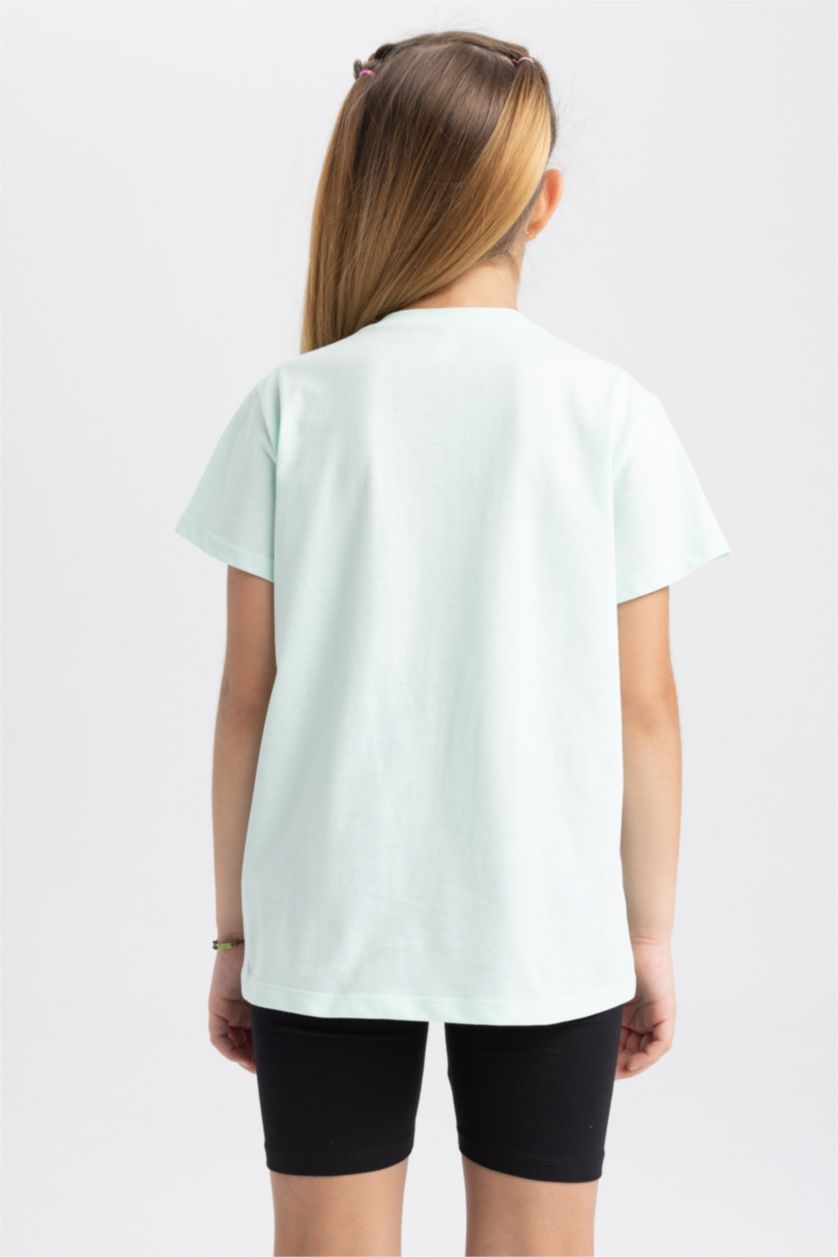 FILLES Turquoise T-shirt à manches courtes Fille