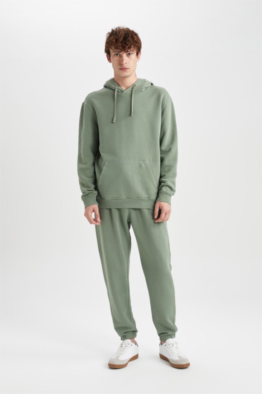MAN Khaki Regular Fit Trousers