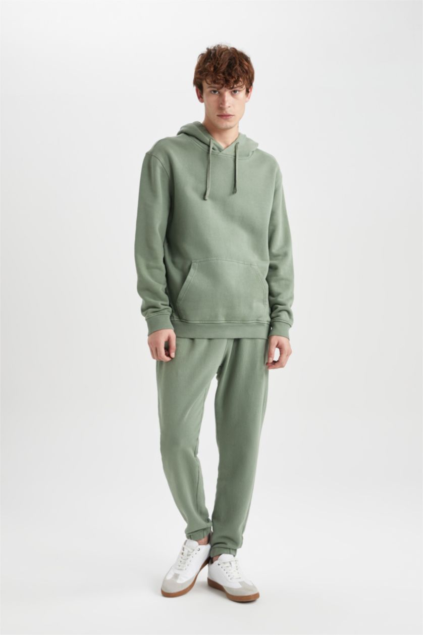 MAN Khaki Regular Fit Trousers