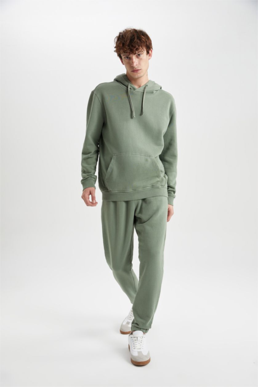MAN Khaki Regular Fit Trousers