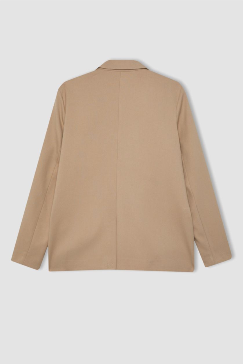 Kadın Vizon Oversıze Blazer Ceket