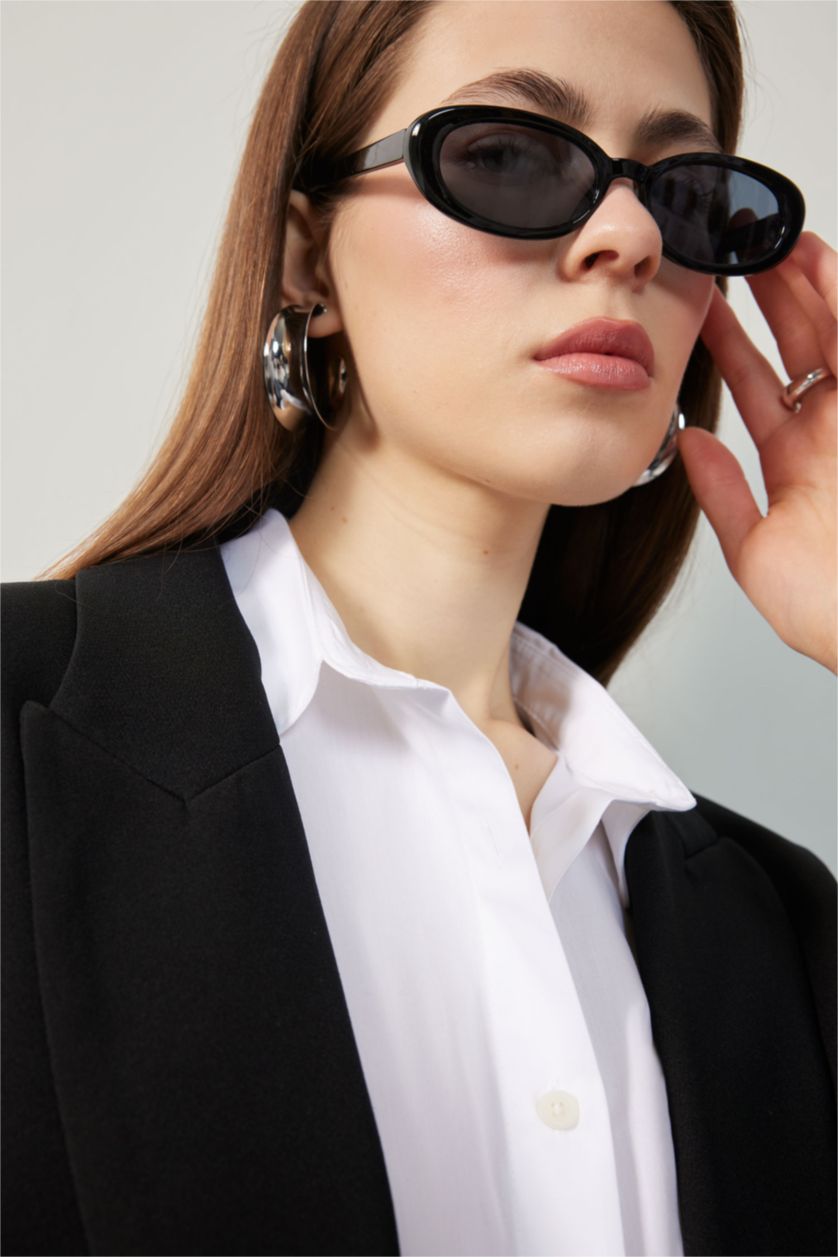 Kadın Siyah Oversıze Blazer Ceket