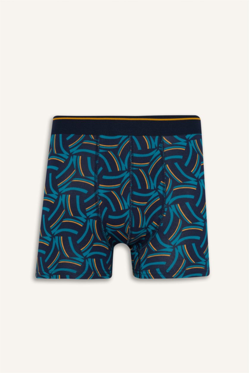 Man NAVY Printed 3 Piece Boxers