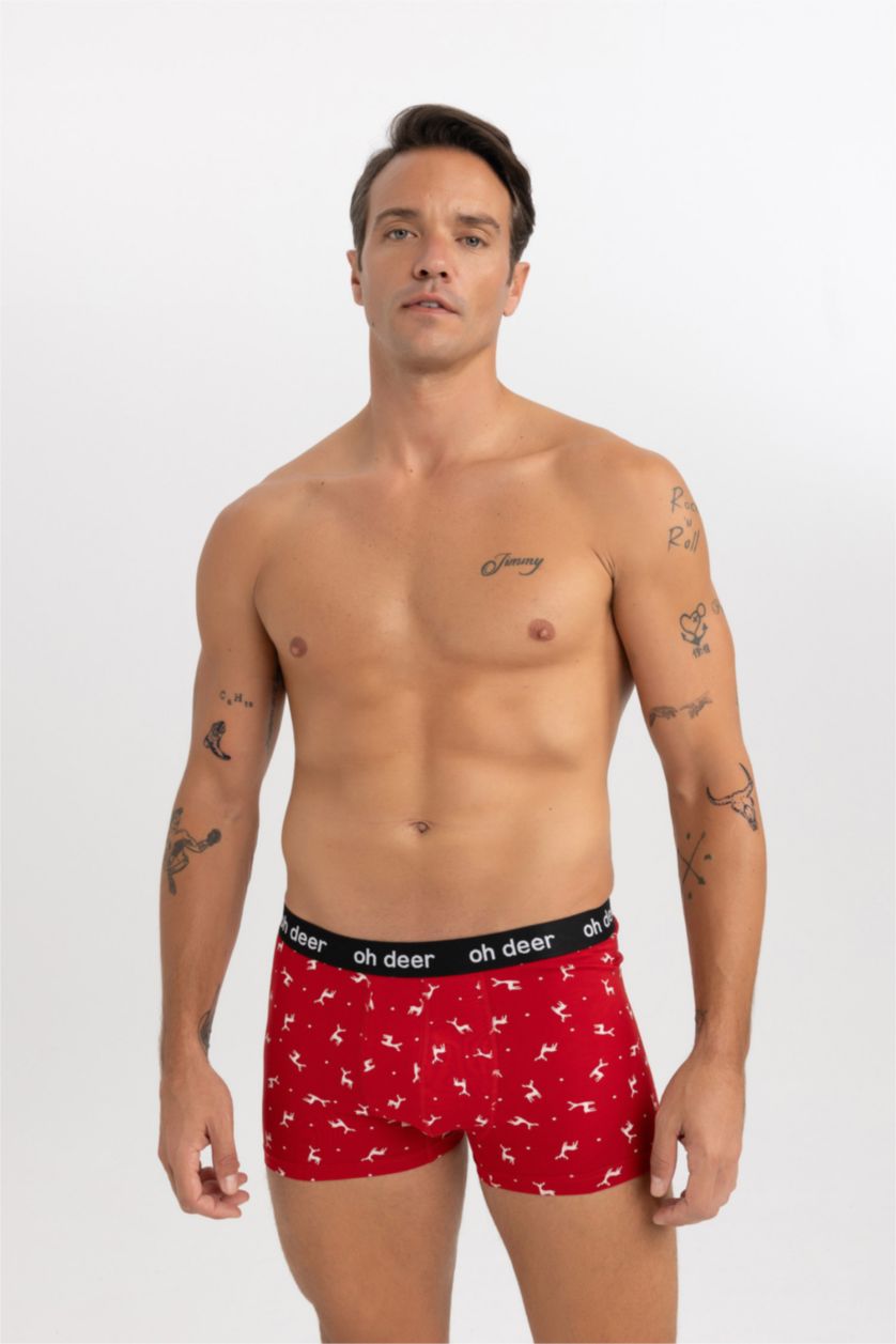 Мужчины Красный Боксеры стандартного кроя