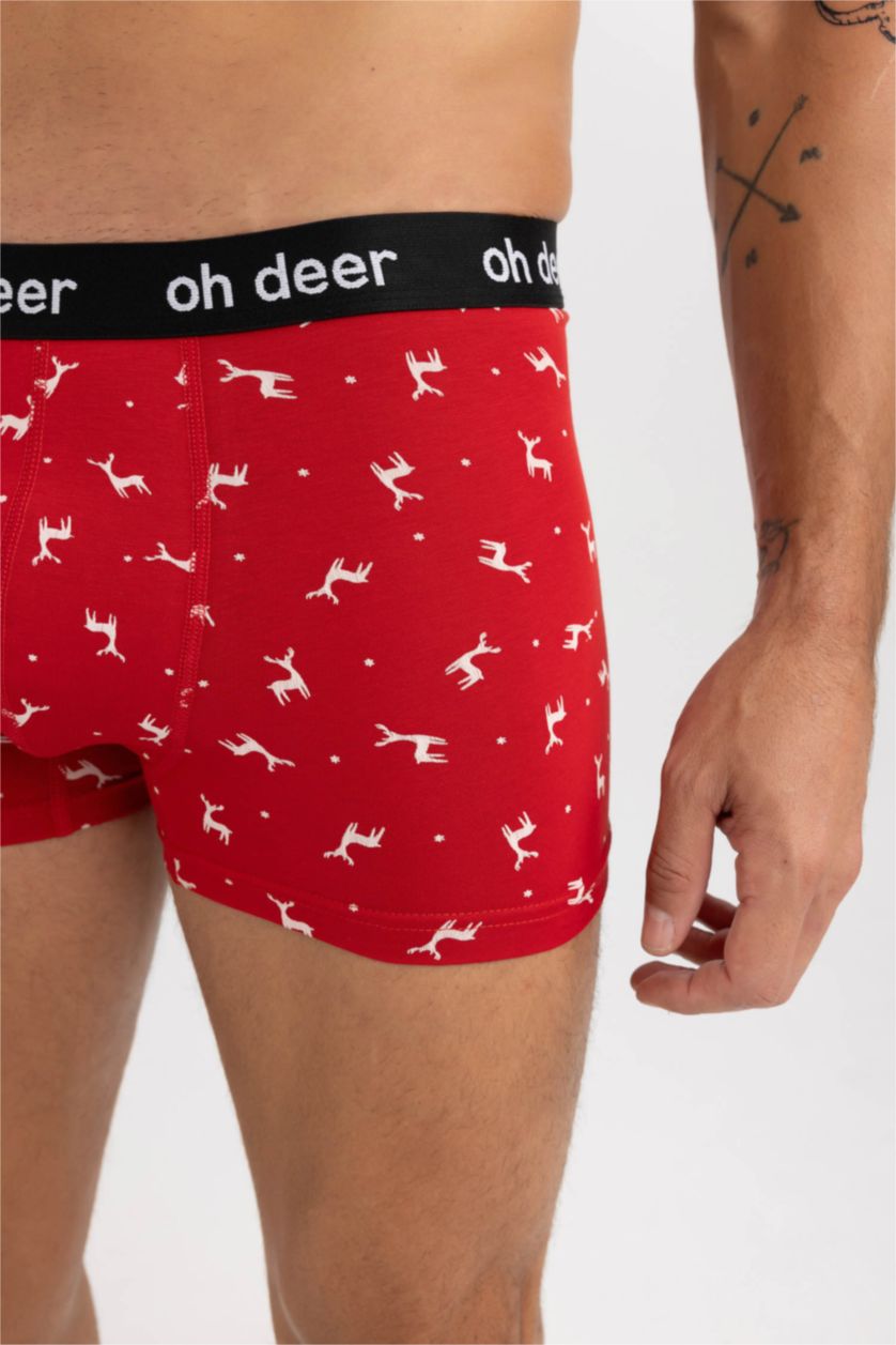 Мужчины Красный Боксеры стандартного кроя