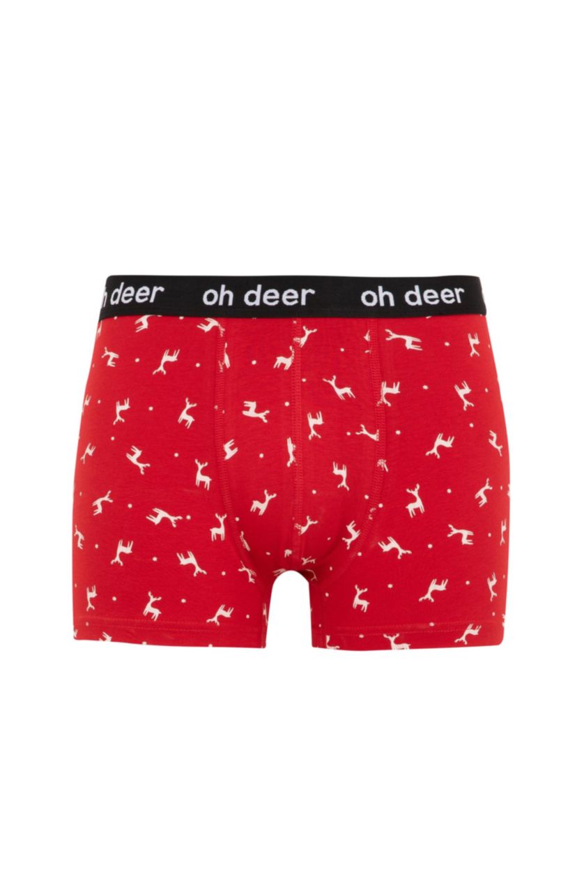 Мужчины Красный Боксеры стандартного кроя