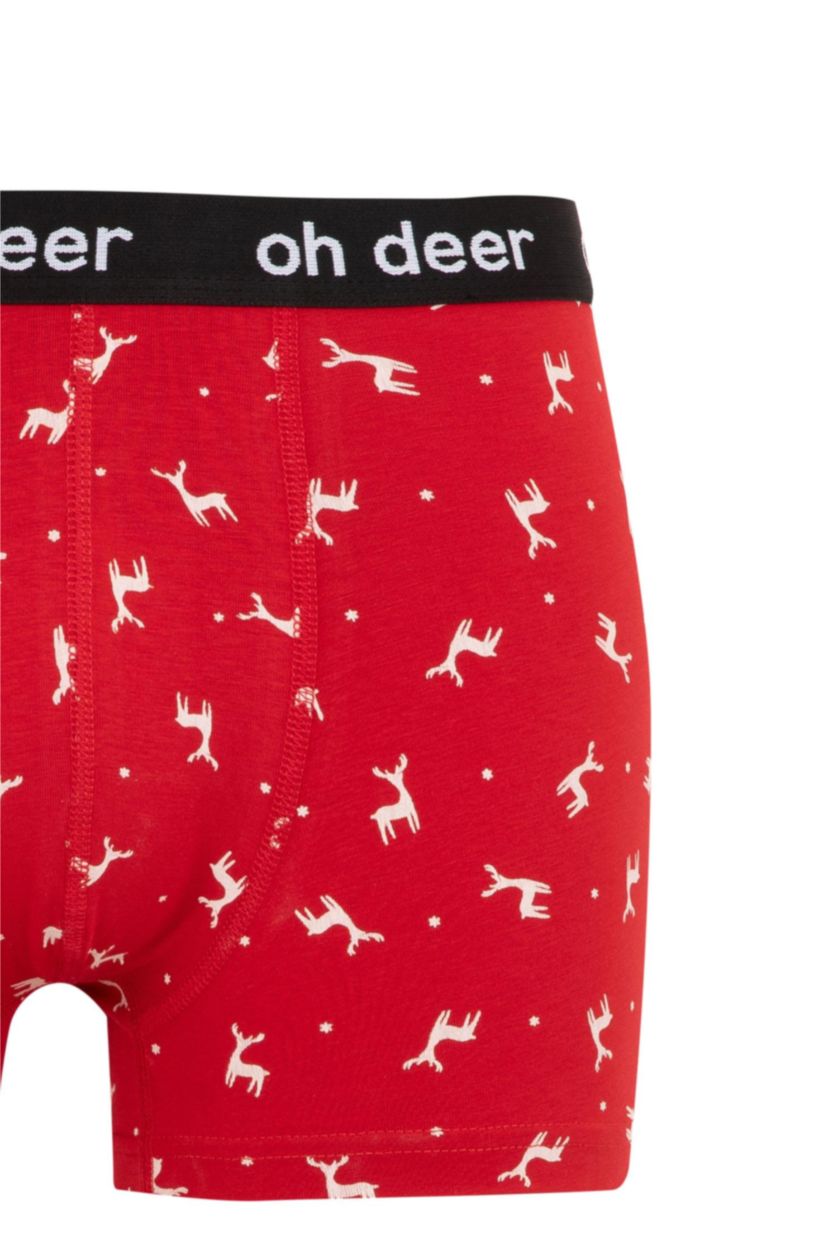 Мужчины Красный Боксеры стандартного кроя