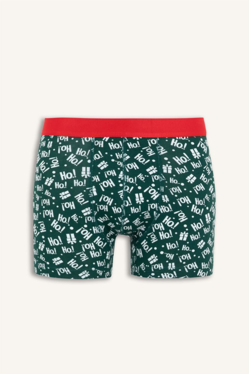 رجال أخضر غامق بوكسر قصة عادية