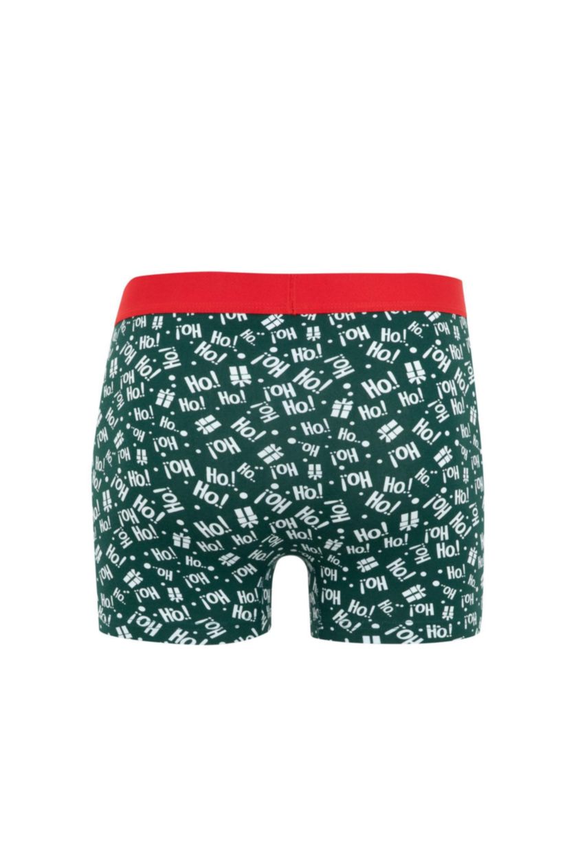 رجال أخضر غامق بوكسر قصة عادية