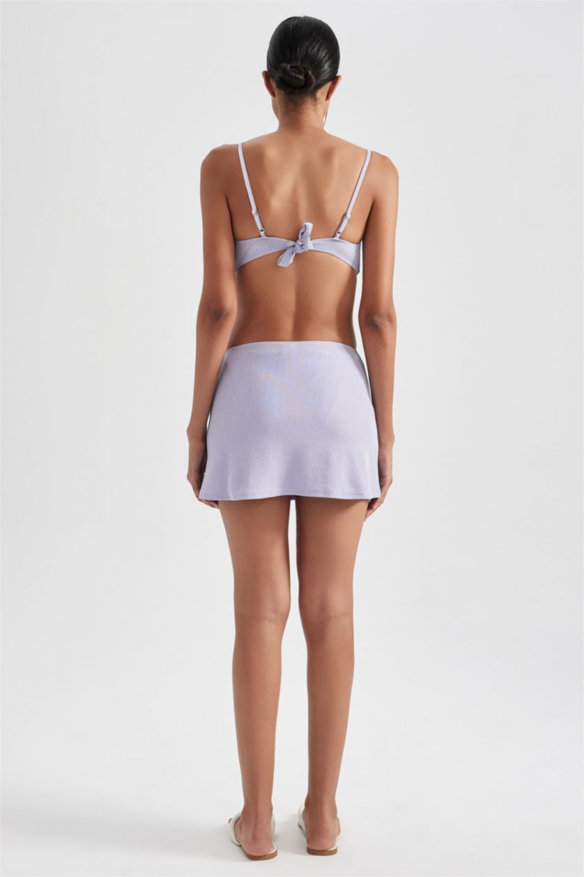 نساء أرجواني لبس يحر قصة عادية من Fall In Love