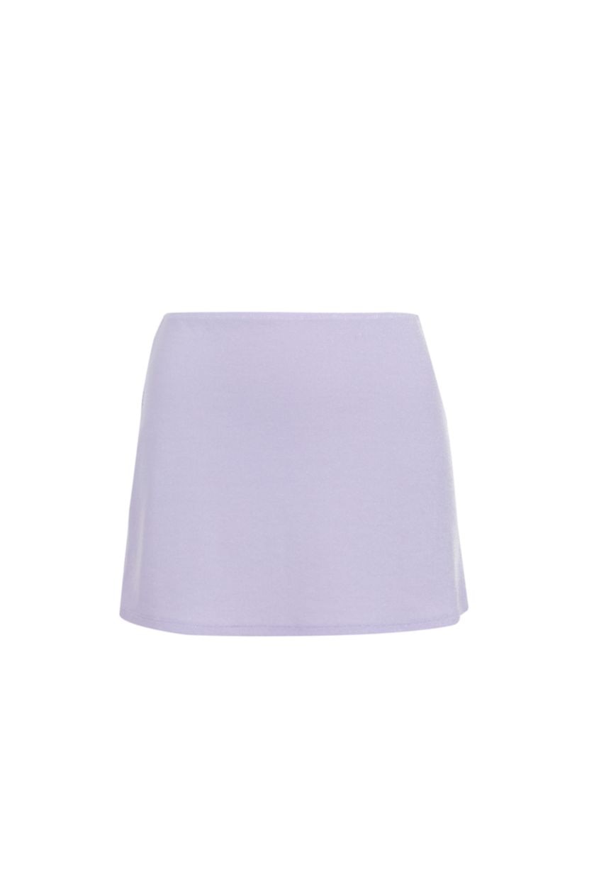 نساء أرجواني لبس يحر قصة عادية من Fall In Love