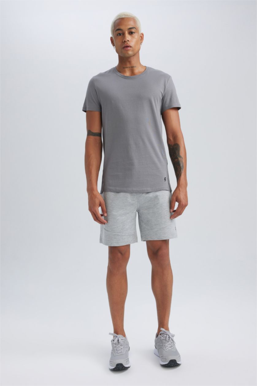 MAN Grey Slim Fit Short Sleeve T-Shirt