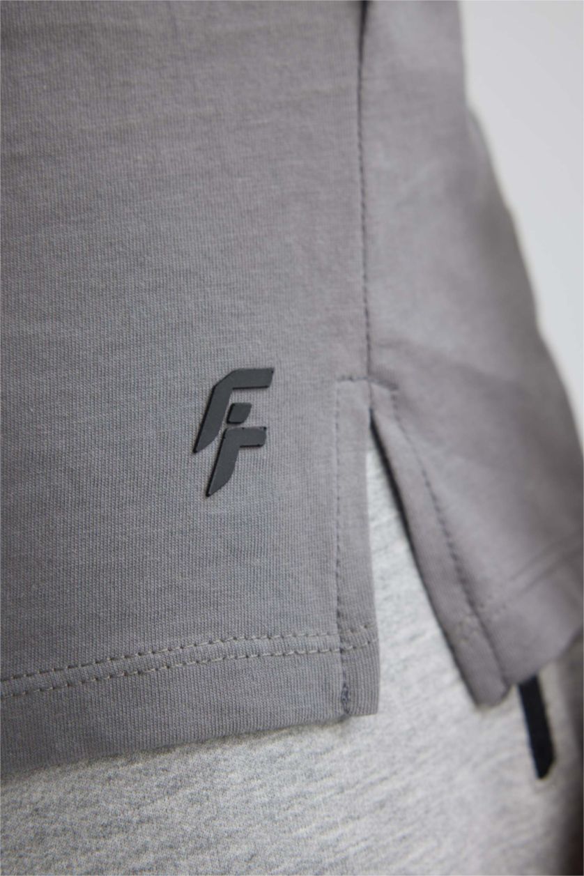 MAN Grey Slim Fit Short Sleeve T-Shirt
