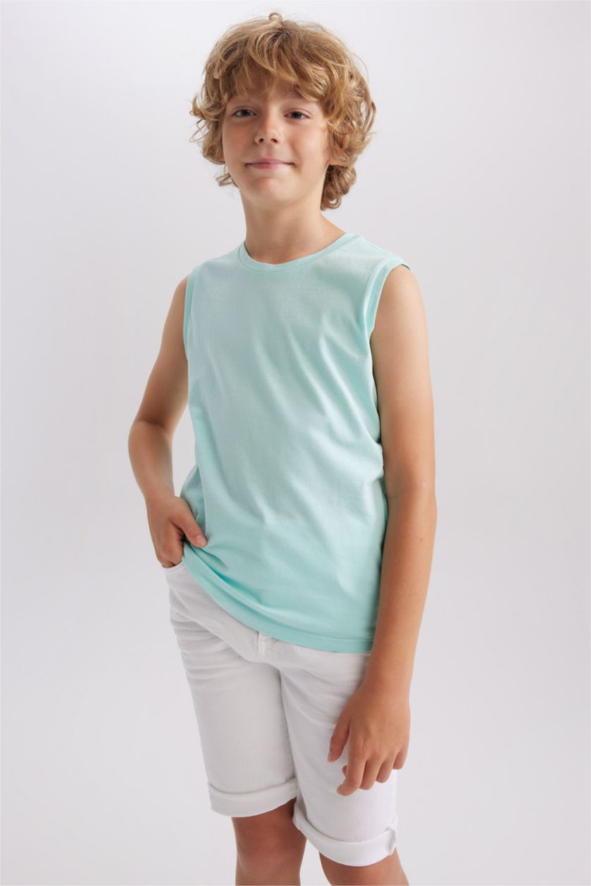 Boys & Teens Aqua Boy Regular Fit Tank Top