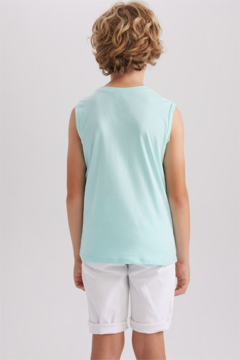 Boys & Teens Aqua Boy Regular Fit Tank Top