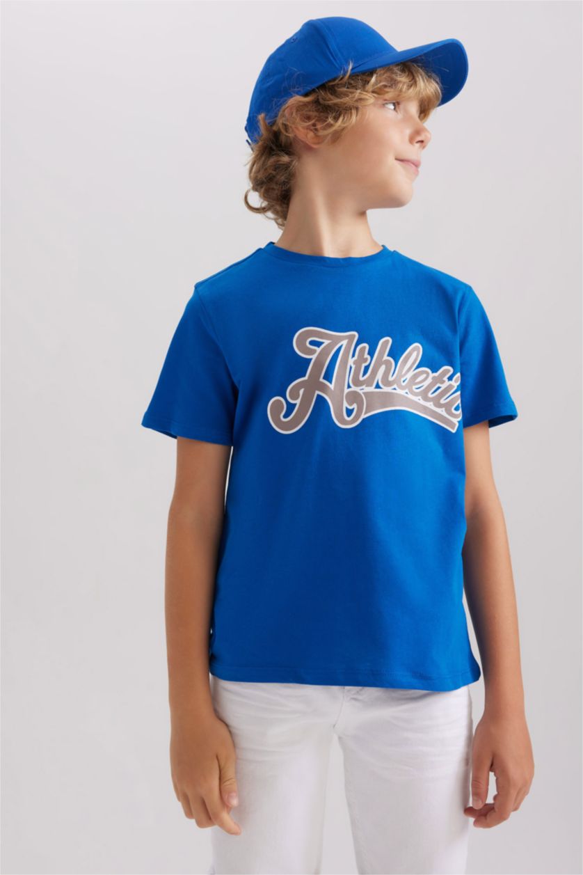 Erkek Çocuk - Genç Erkek Royal Regular Fit Kısa Kollu Tişört Erkek Çocuk