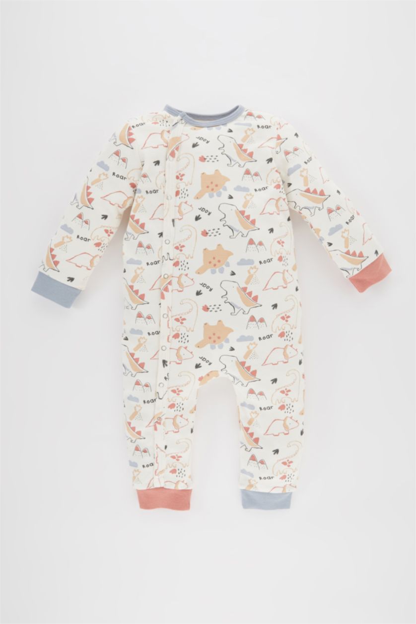 ХЛОПЧИК Бежевий Комбінезон довгий подıл для малюків хлопчиків