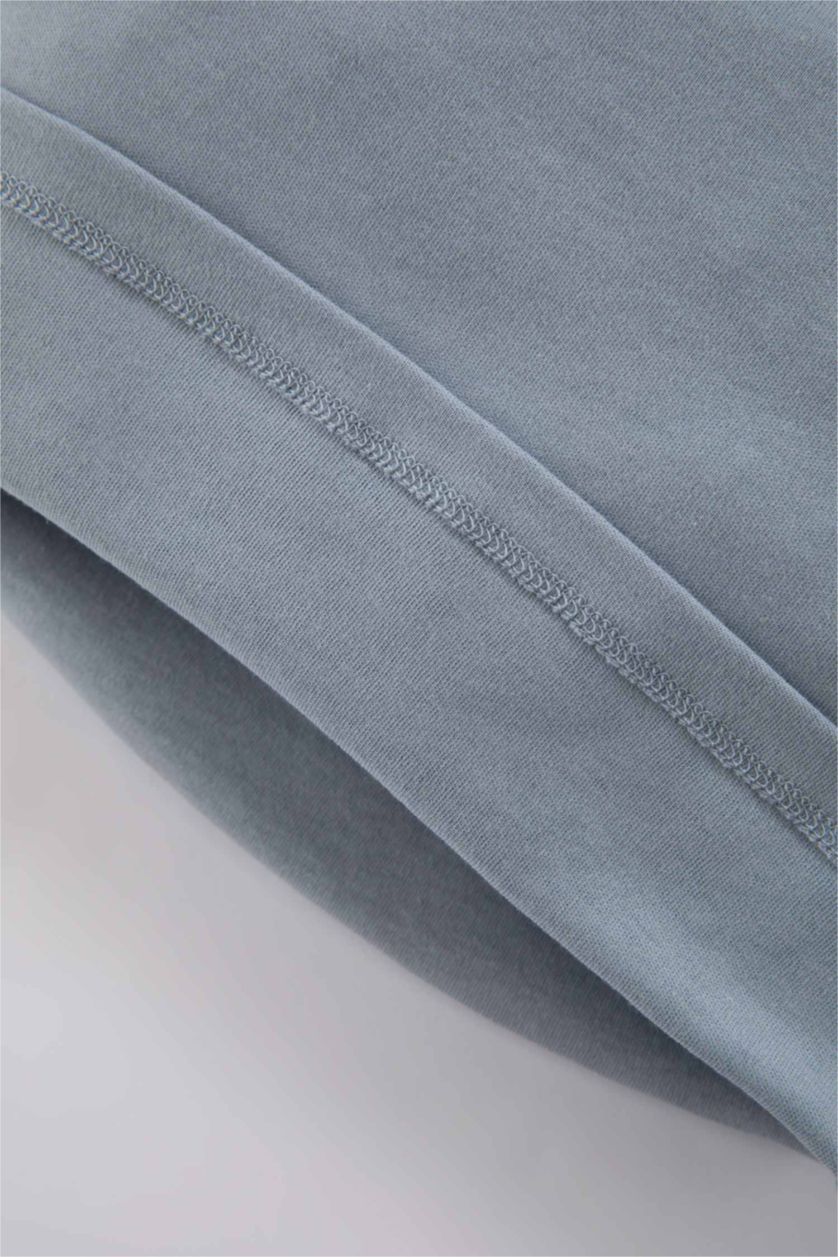 BABY GIRL Light Blue Baby Boy Dinosaur Printed Long Sleeve T-Shirt Jumpsuit 2 Piece Set