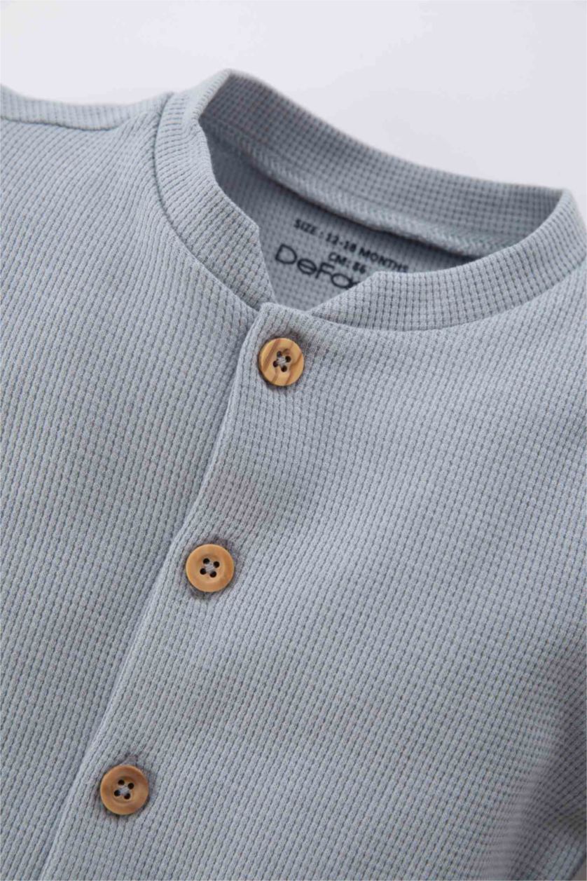 BÉBÉ GARÇON BLEU Clair Combinaison Salopette Imprimé Pour Bébé Garçon