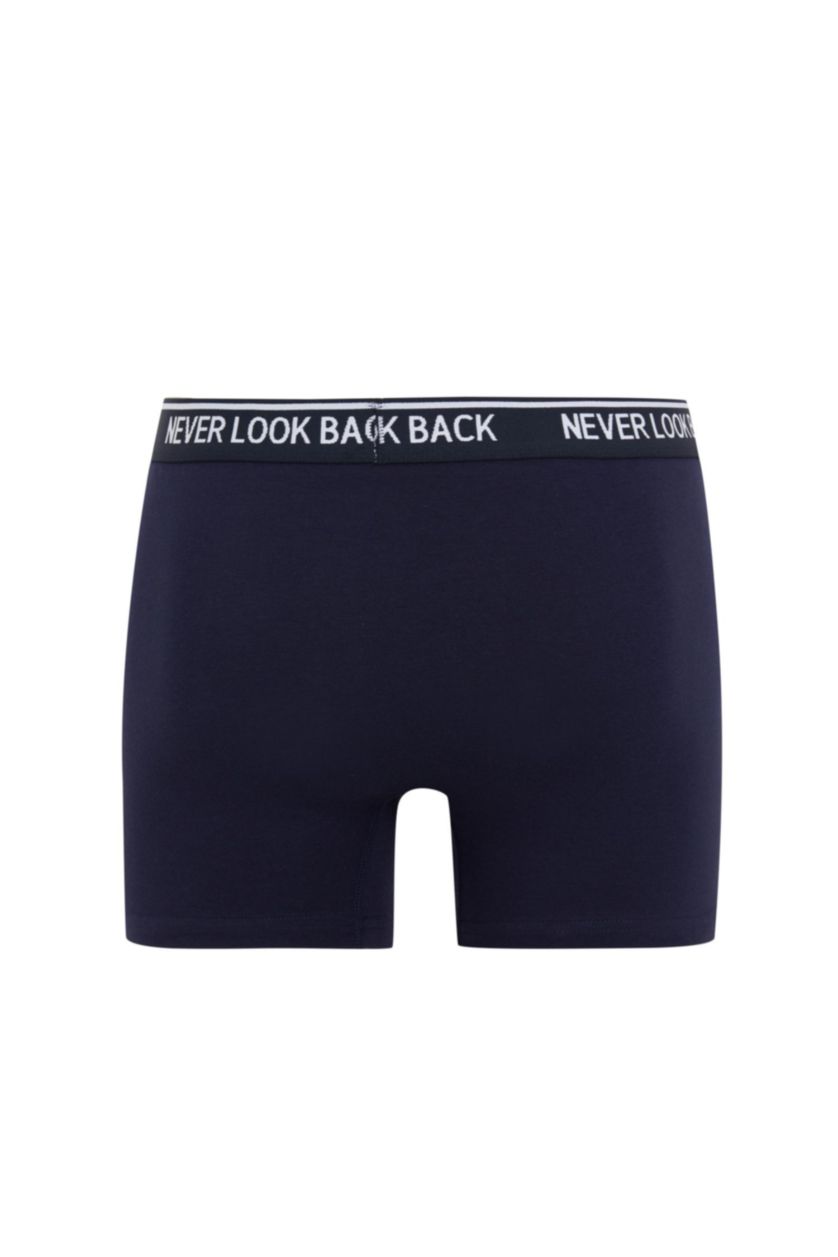 Erkek Lacivert Regular Fit 3'lü Boxer