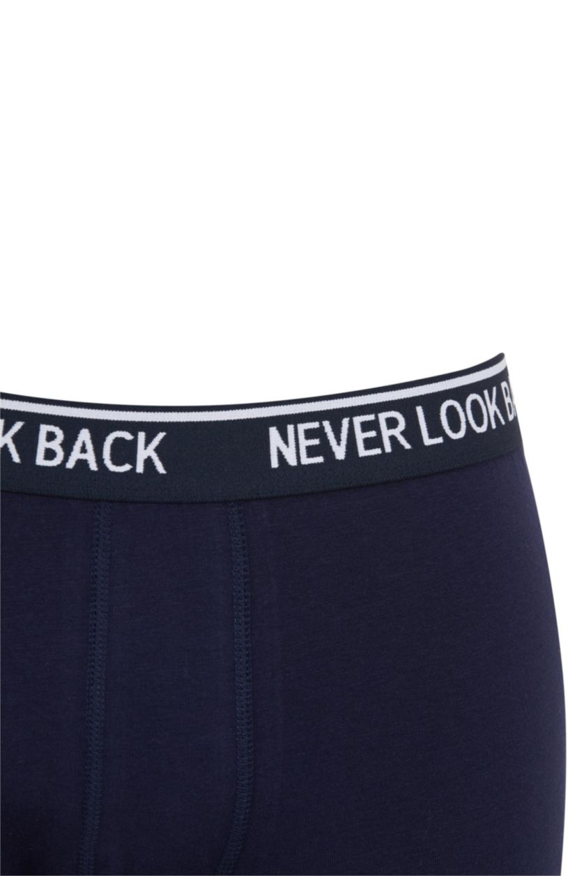 Erkek Lacivert Regular Fit 3'lü Boxer