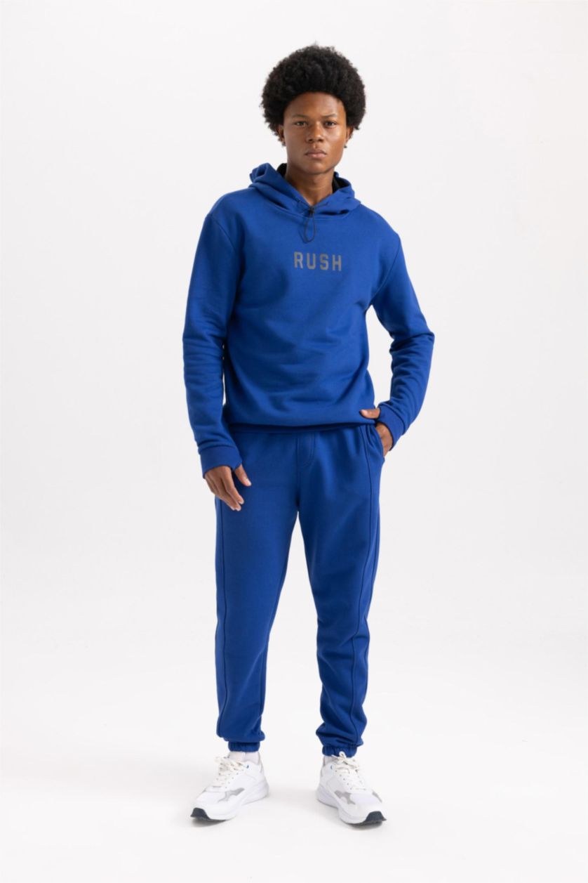 MAN Sax DeFactoFit Standard Fit Thick Hooded Sweatshirt