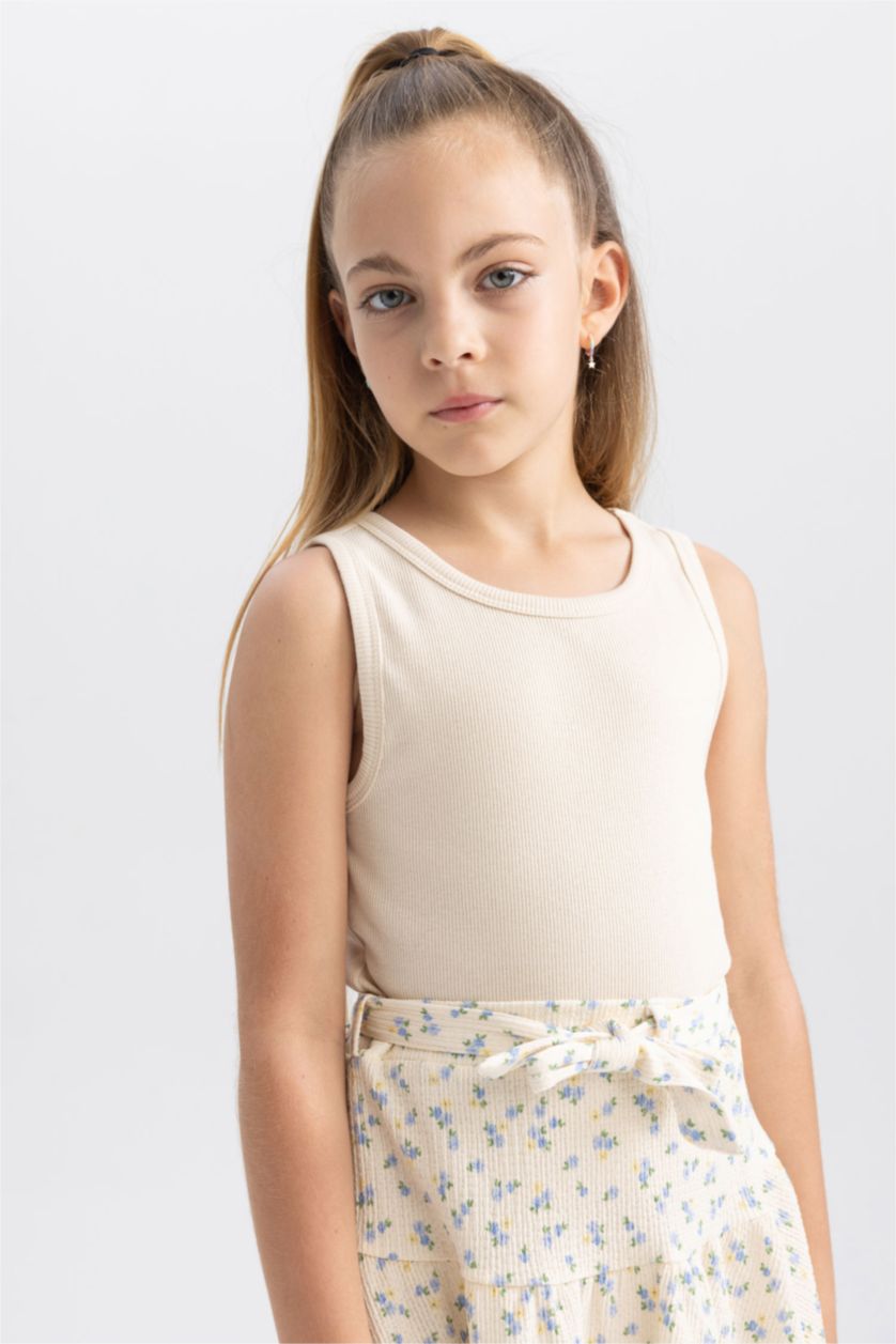 Girls & Teens Stone Girl Regular Fit Camisole Tank Top