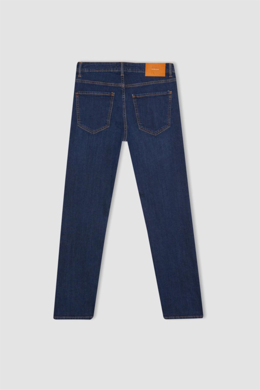 MAN Dark Blue Sergio Regular Fit Trousers