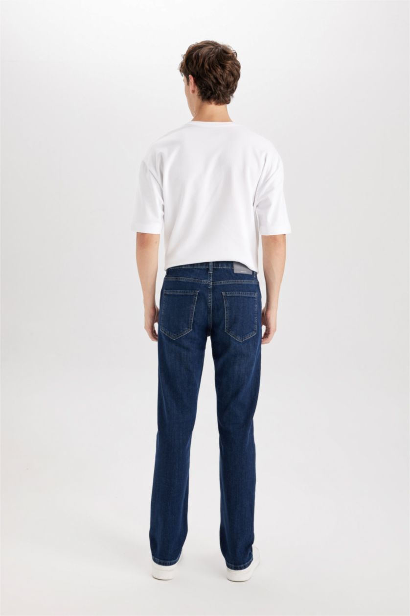 MAN Dark Blue Sergio Regular Fit Normal Waist Jeans