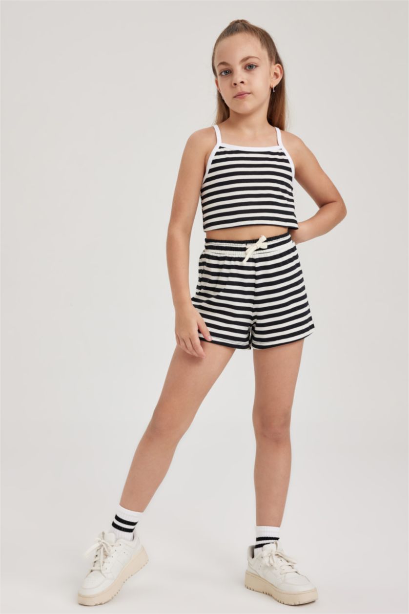 FILLES Noir Ensemble En Tricot 2 Fille