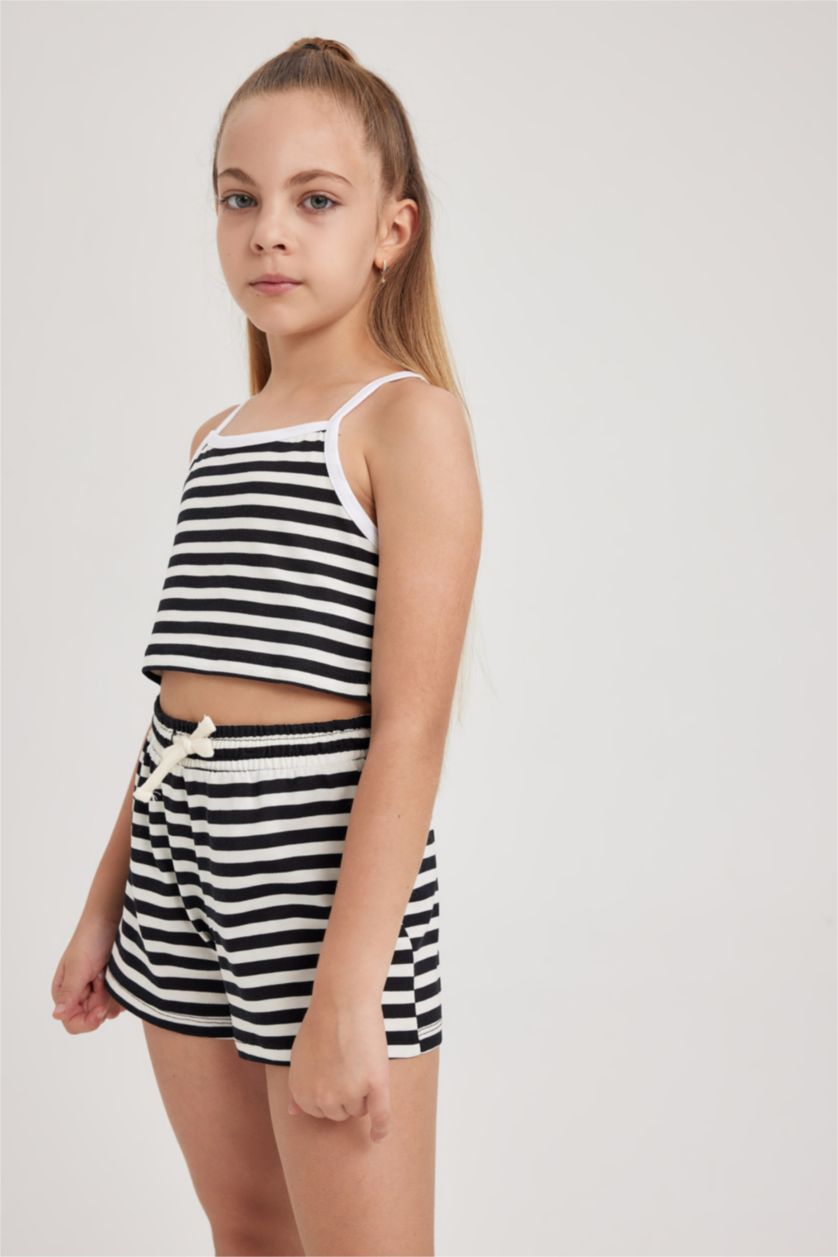 FILLES Noir Ensemble En Tricot 2 Fille